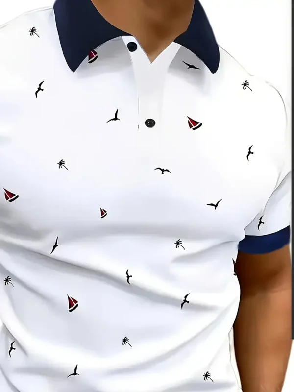 Short Sleeve Golf Polo Shirt,